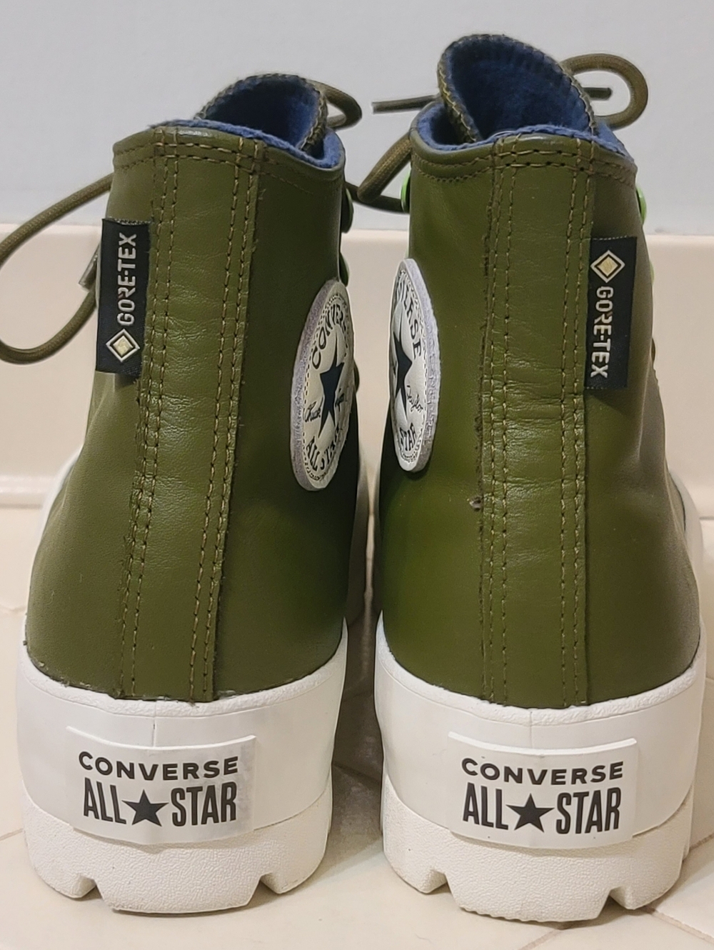 Converse Chuck Taylor All Star Lugged Gore-Tex "Army Green" Women’s Size 8.5 - Picture 7 of 8